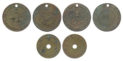 Lot 603 - Tokens and Badges