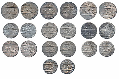 Lot 22 - Mughals, Muhammad Shah (AH 1131-1161; 1719-1748 AD), Silver Rupee (10), Ahmedabad Mint, RY13; Ajmer Mint