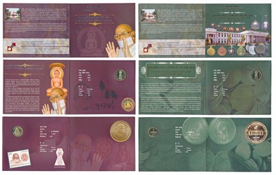 Lot 163 - Republic India, All single commemorative coins in mint packaging (4)