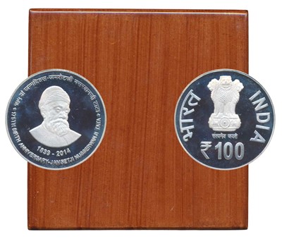 Lot 166 - Republic India, Special Issue, Silver Rupees 100, 2014