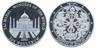 Lot 167 - Foreign Coins, Bhutan, Cupro Nickel 500 Ngultrum, 2 ounces, 62g