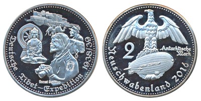 Lot 177 - Foreign Coins, Germany, Fantasy Cupro Nickel 2 Antarctic Mark