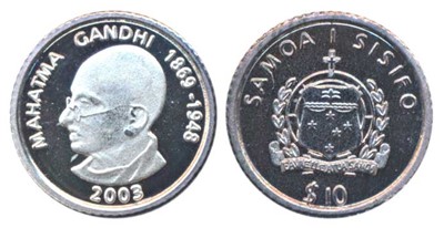 Lot 189 - Foreign Coins, Samoa, OMS issue, Silver 10 Dollars, 1.1g