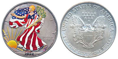 Lot 195 - Foreign Coins, United States of America, Silver Dollar, 31.1g, 2006