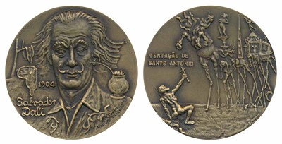 Lot 234 - Medals, Salvador Dali, Bronze Medallion