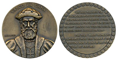 Lot 239 - Medals, 5th Centennial of Portuguese Discovery of India, Bronze Medal, 100g