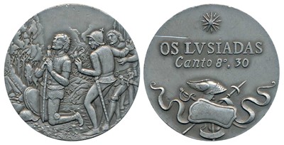 Lot 244 - Medals, Vasco da Gama, White Metal Medal
