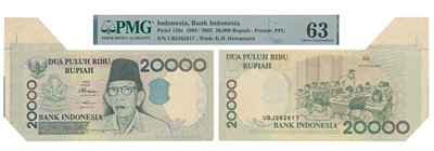 Lot 276 - Paper Money, Indonesia, 20, 000 Rupiah, 1998/2002