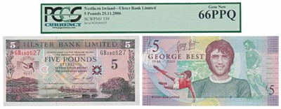 Lot 280 - Paper Money, Northern Ireland, 5 Pounds, 2006